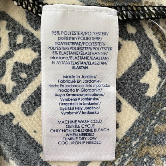 Chaps tank top with cowl neckline in a stretchy jersey knit  fabric - Picture 6 of 6